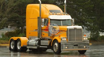 Перевозка тягачей низкорамным тралом