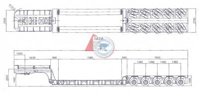 Трал телескопический 8508 Nooteboom
